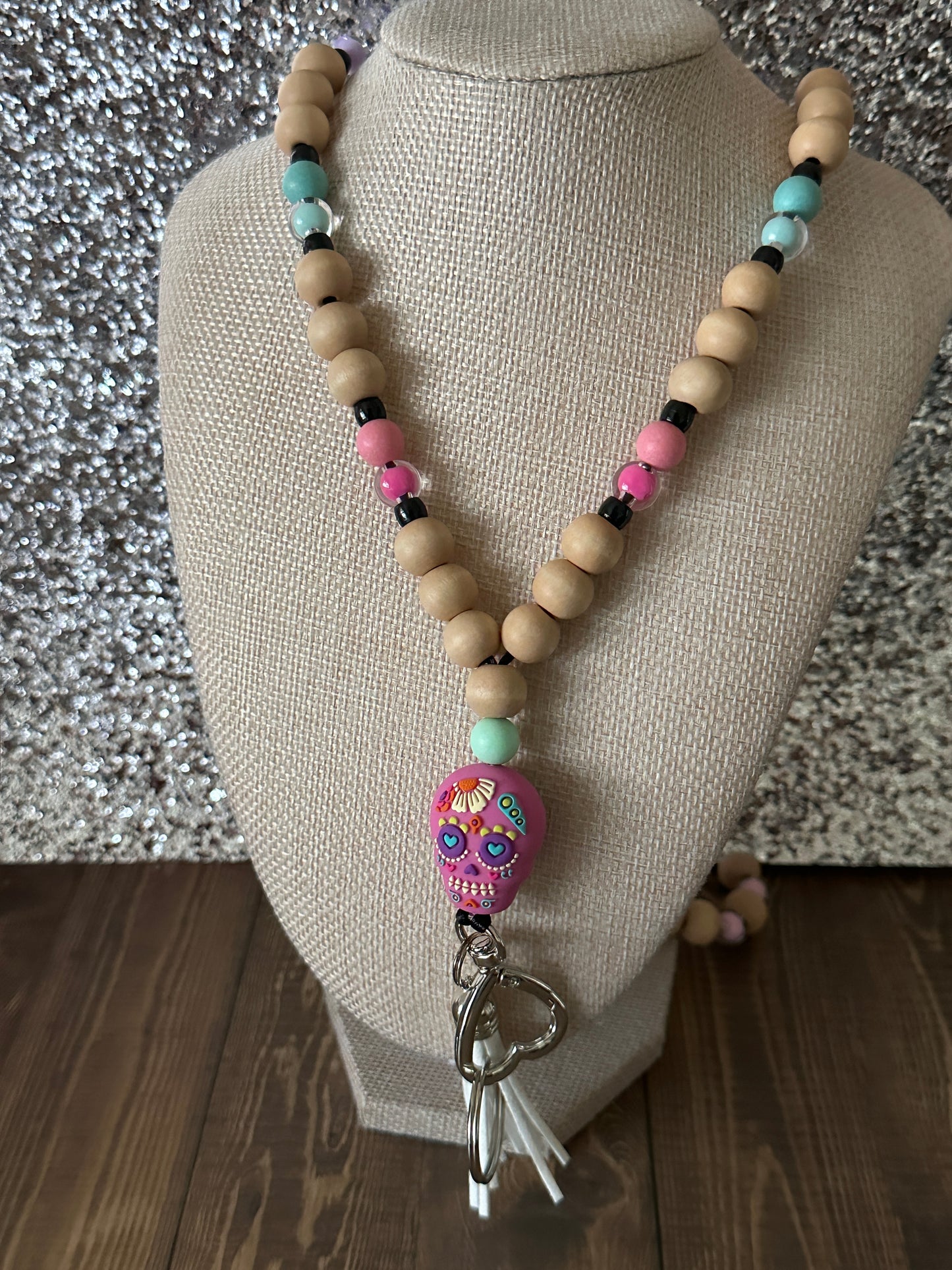 Sugar Skull Lanyard
