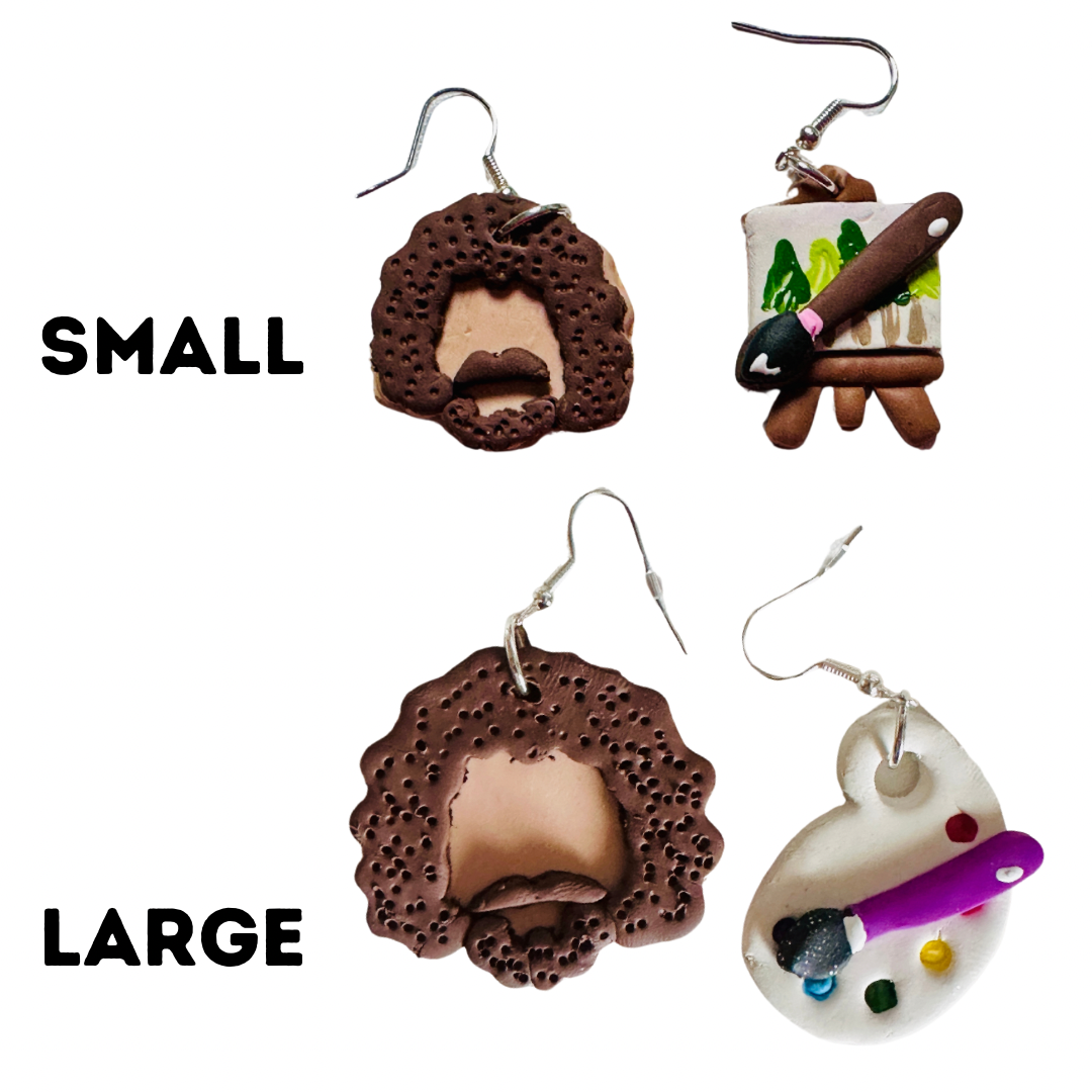 Bob Ross Earrings