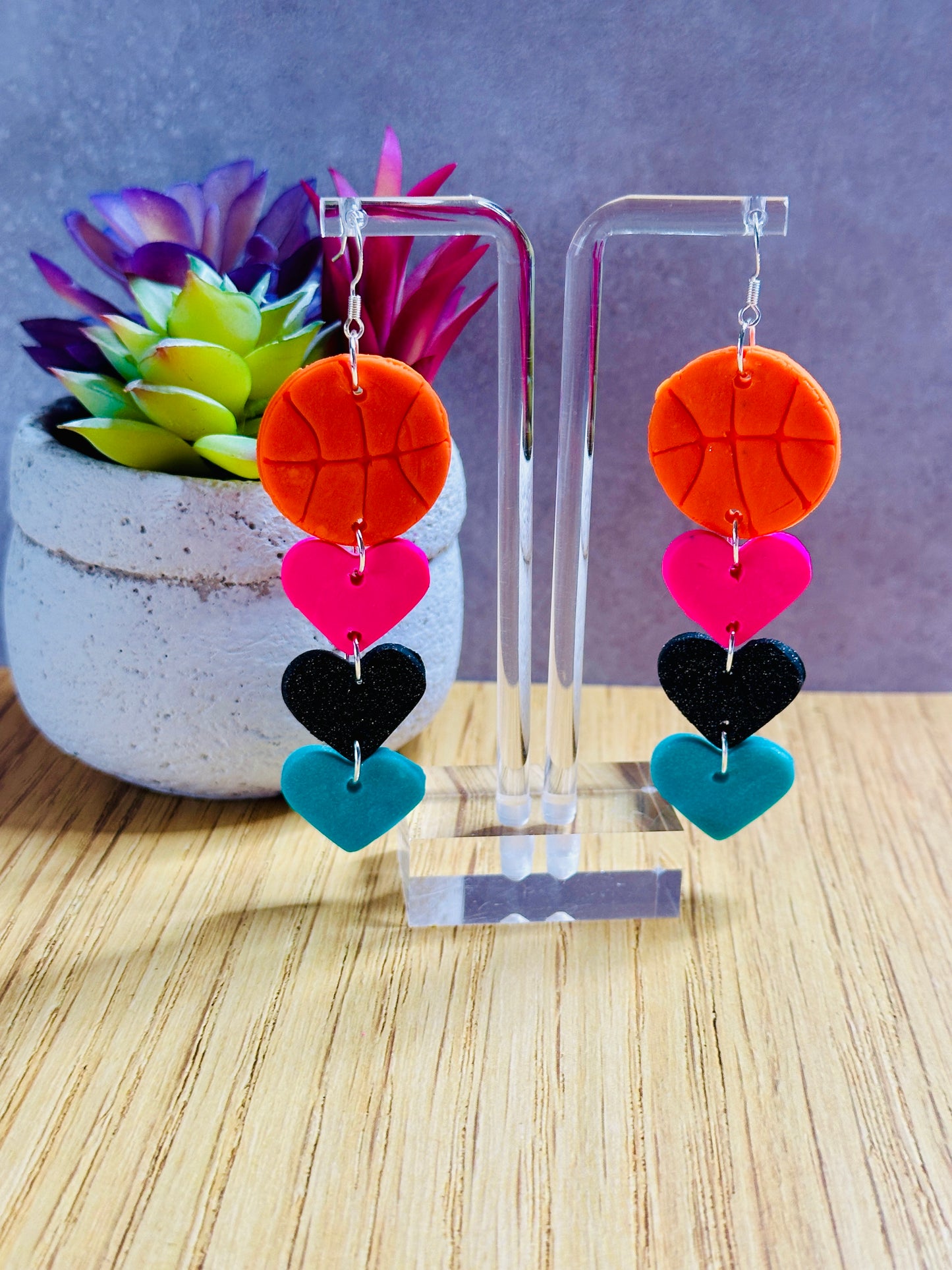 Love My Spurs Earrings
