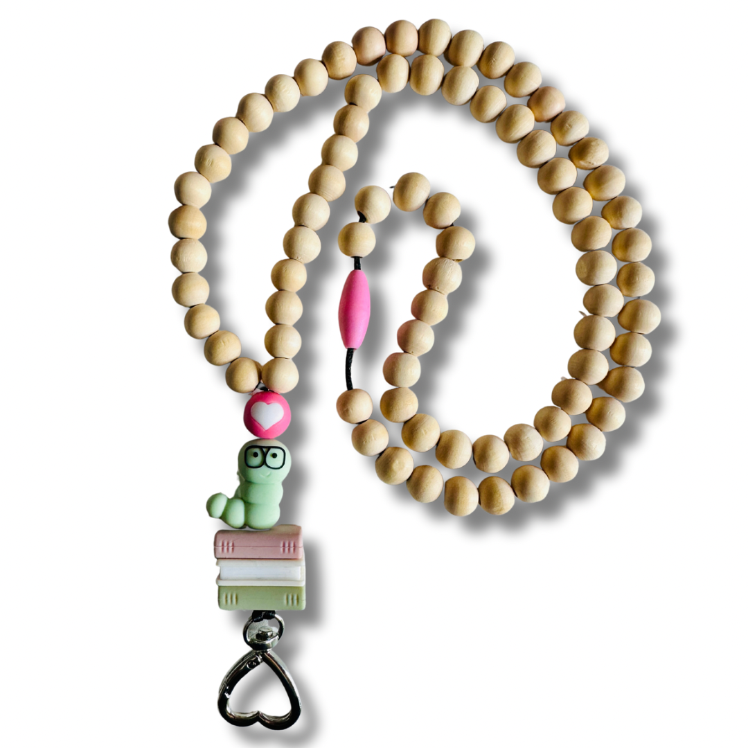 Book Worm Lanyard