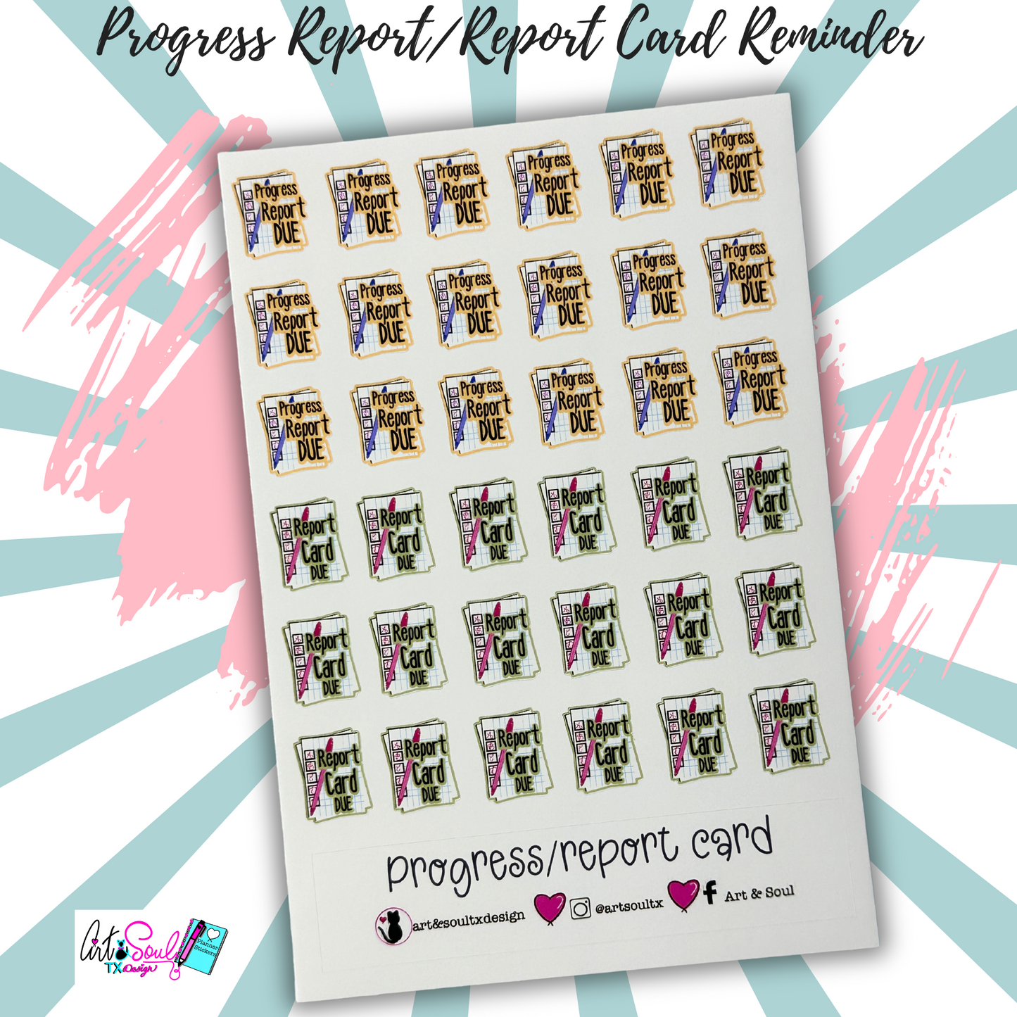 Progress/Report Card Reminder
