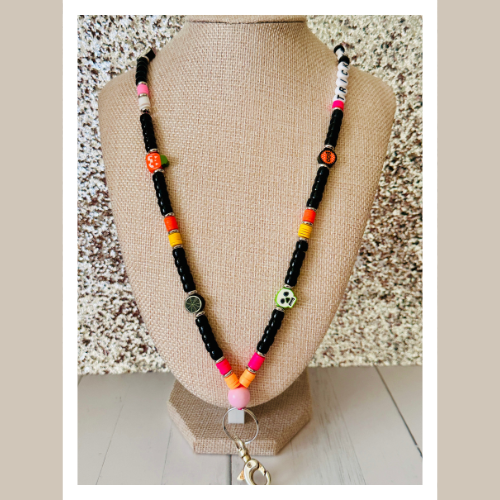 Trick or Treat Halloween Lanyard