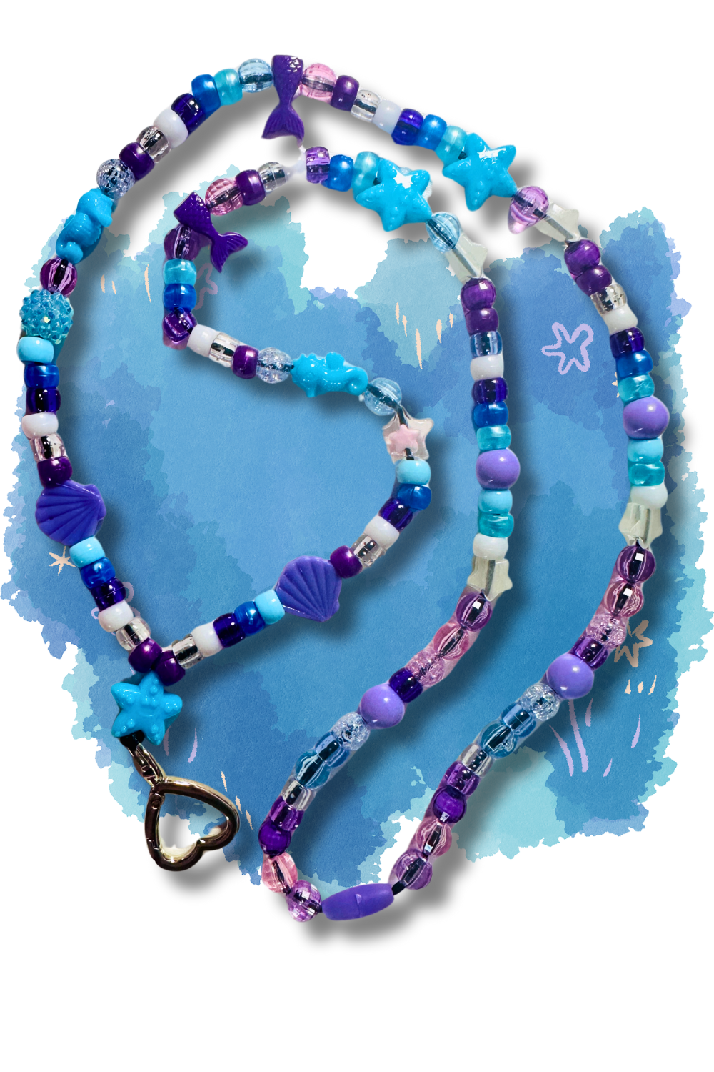 Under The Sea Mermaid Lanyard