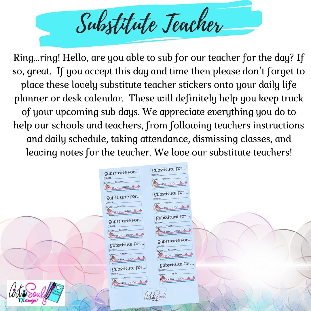 Substitute Teacher Day