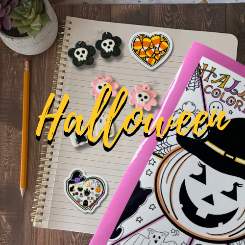 Cute fall and Halloween accessories for teachers - featuring adorable seasonal lanyards, badge holders, and classroom accessories perfect for educators celebrating autumn and trick-or-treat season.