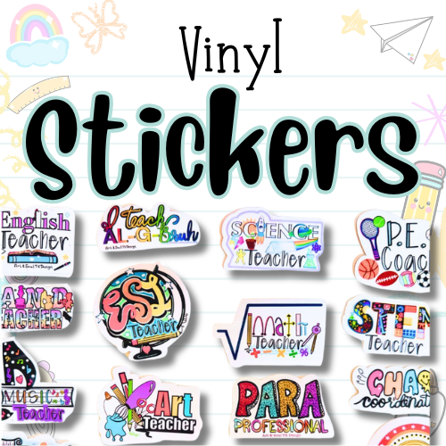 Waterproof Vinyl Stickers