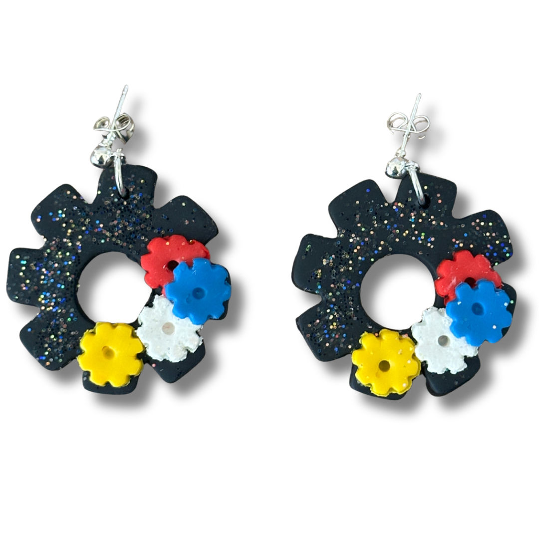 Stem Gear Earrings