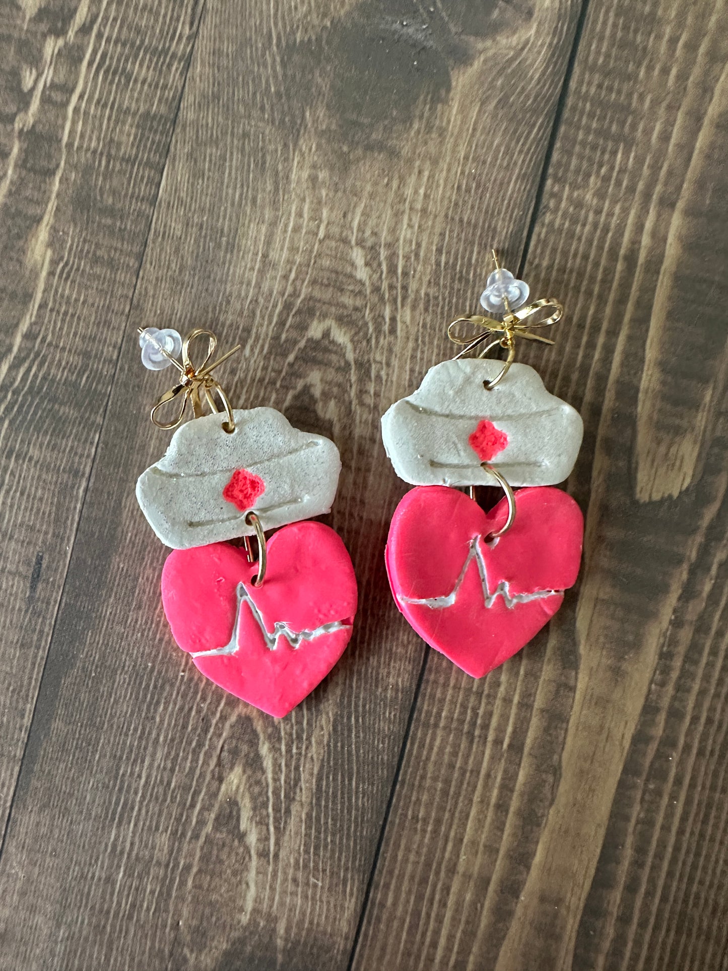 Nurse Heart Rate Earrings