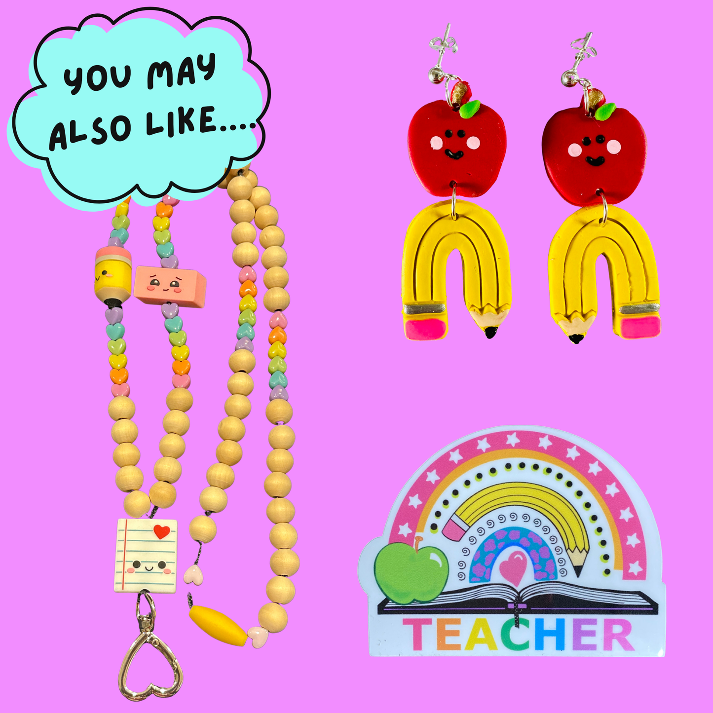 Cute Pencil Earrings