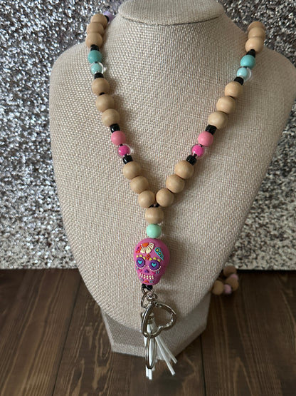 Sugar Skull Lanyard