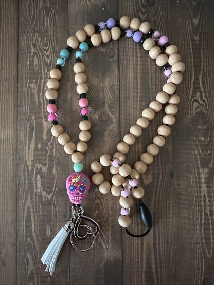 Sugar Skull Lanyard