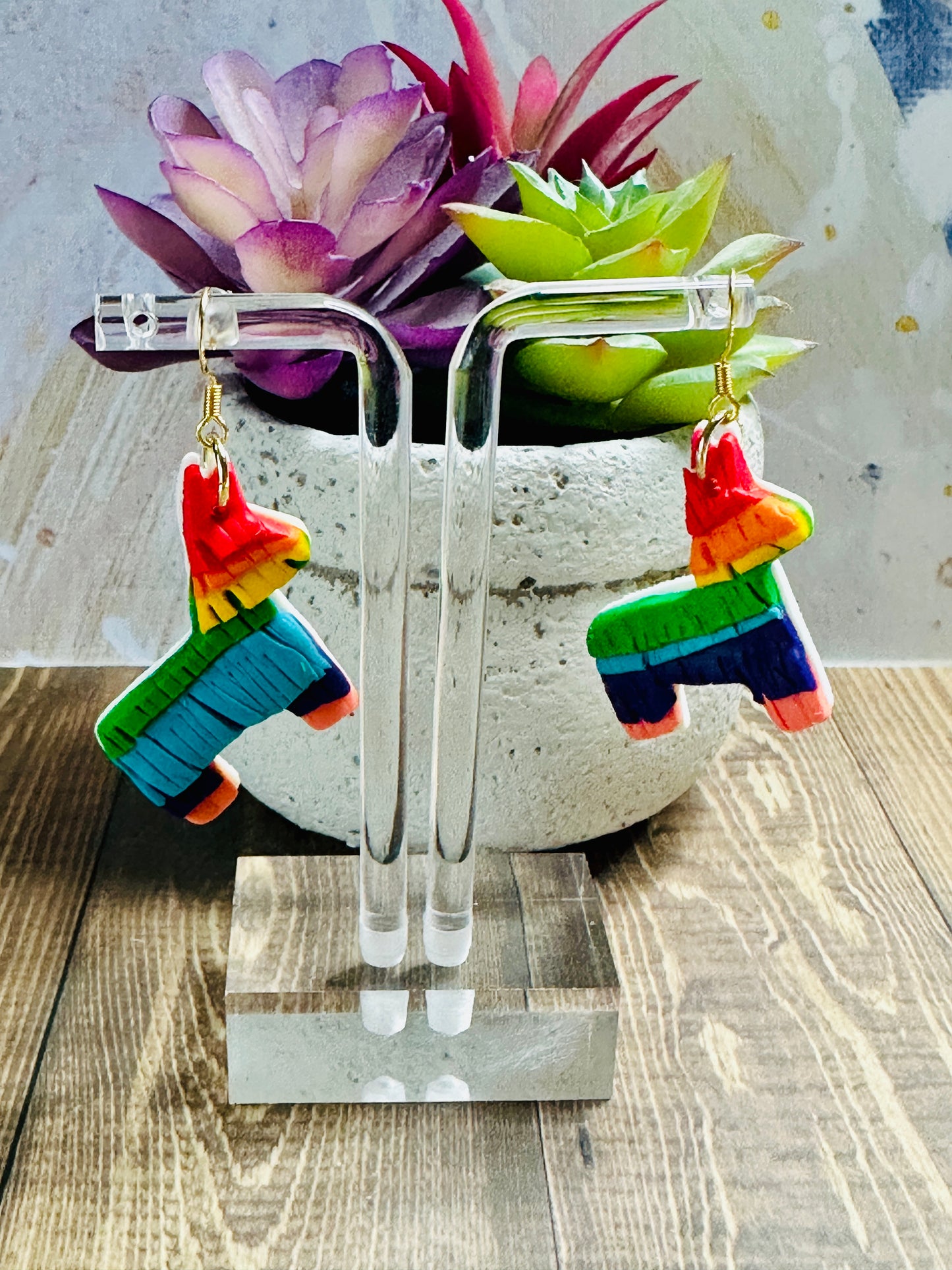 Donkey Piñata Earrings