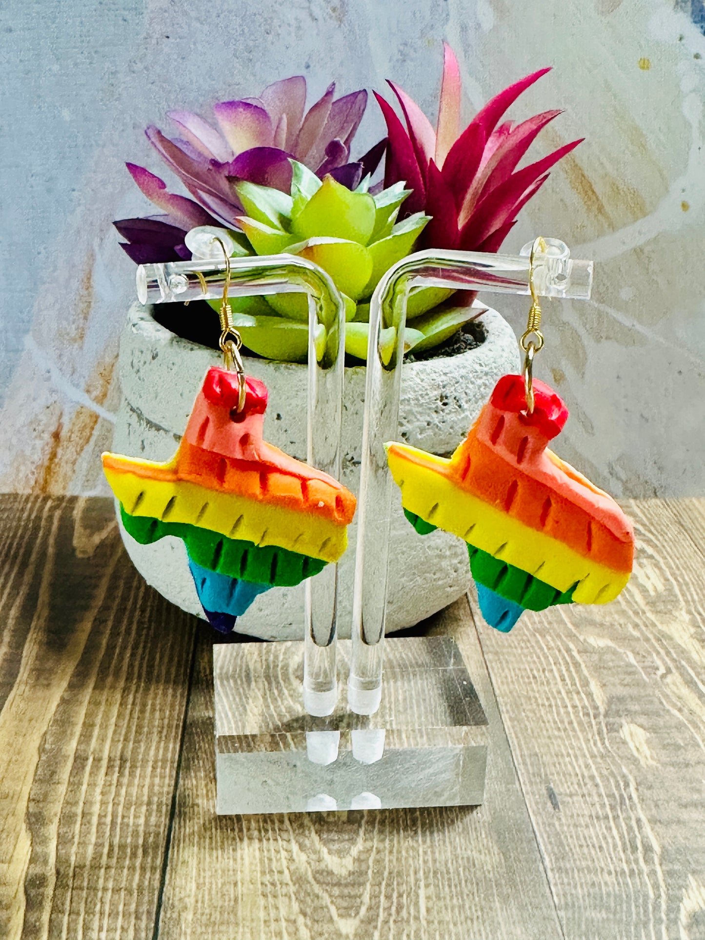 Texas Piñata Earrings