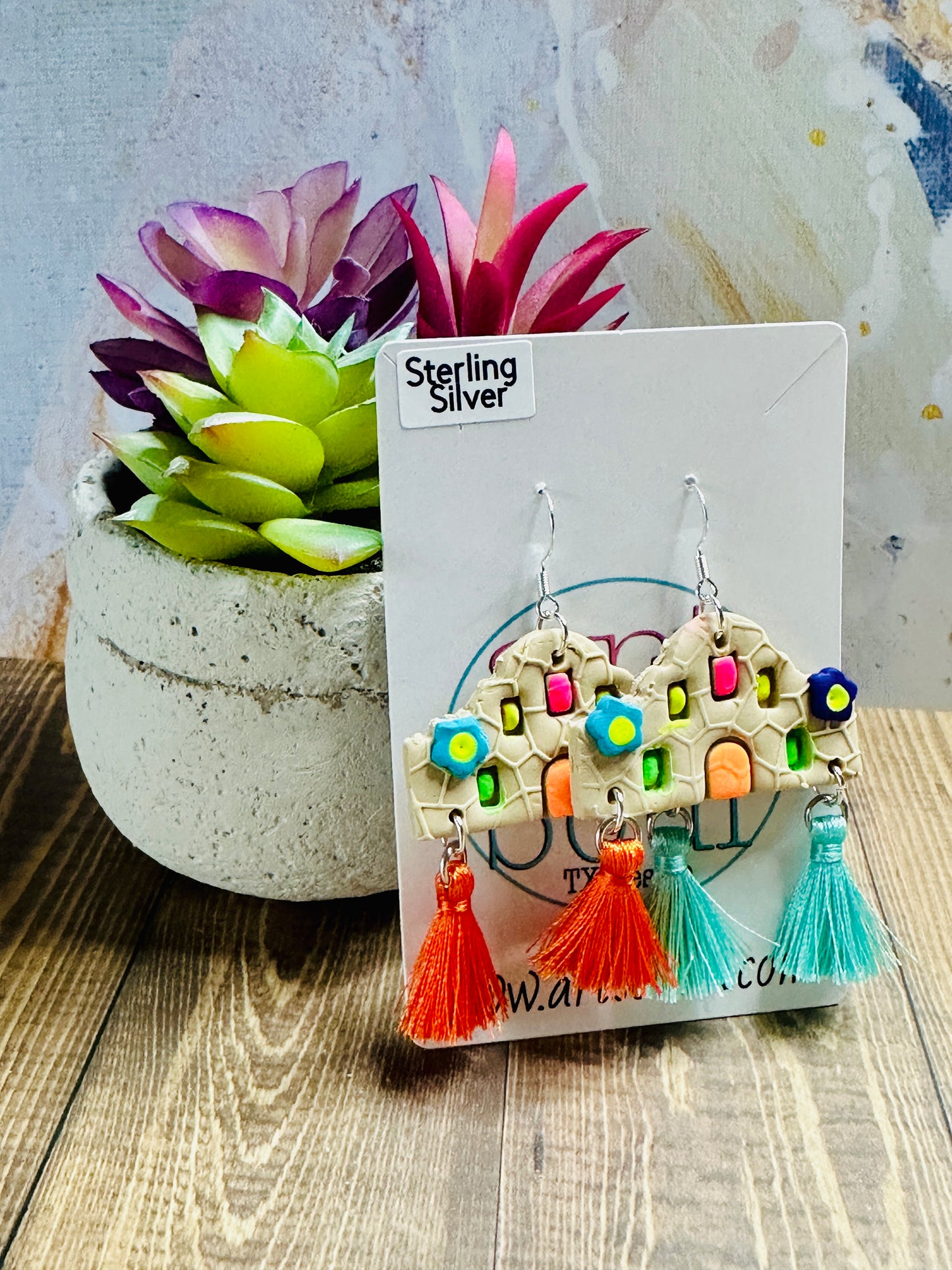 Fiesta Alamo Earrings