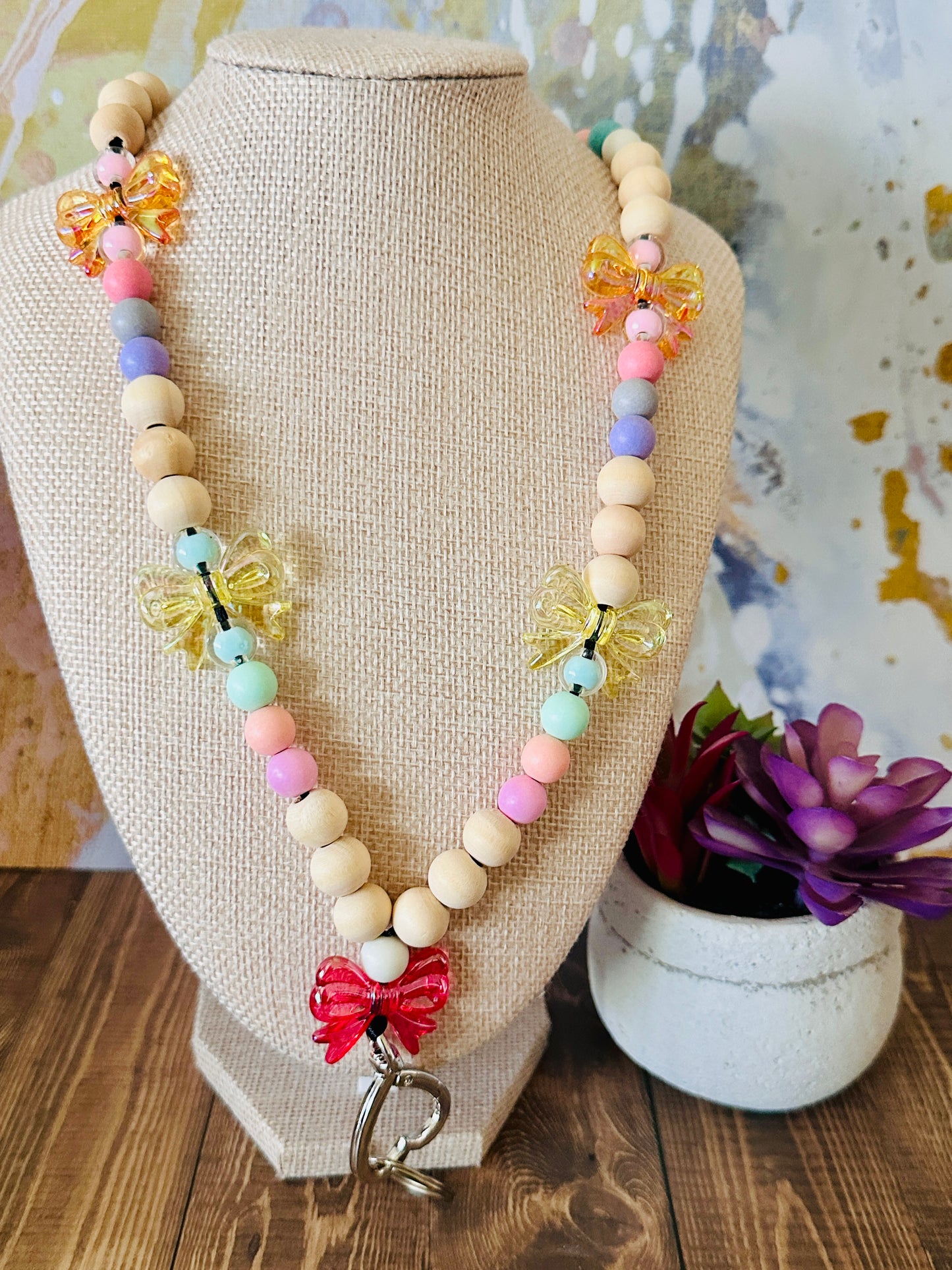 Bow Style Teacher Lanyard