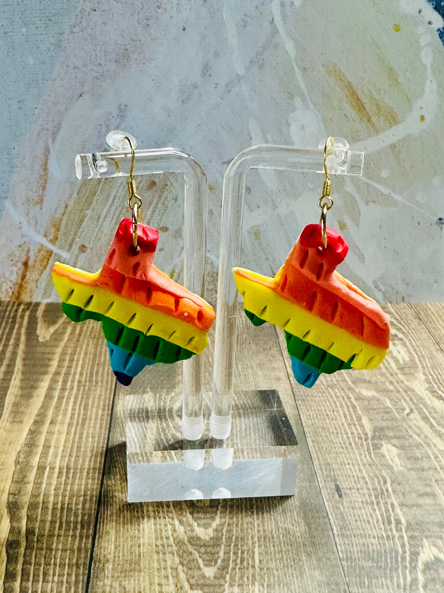Texas Piñata Earrings