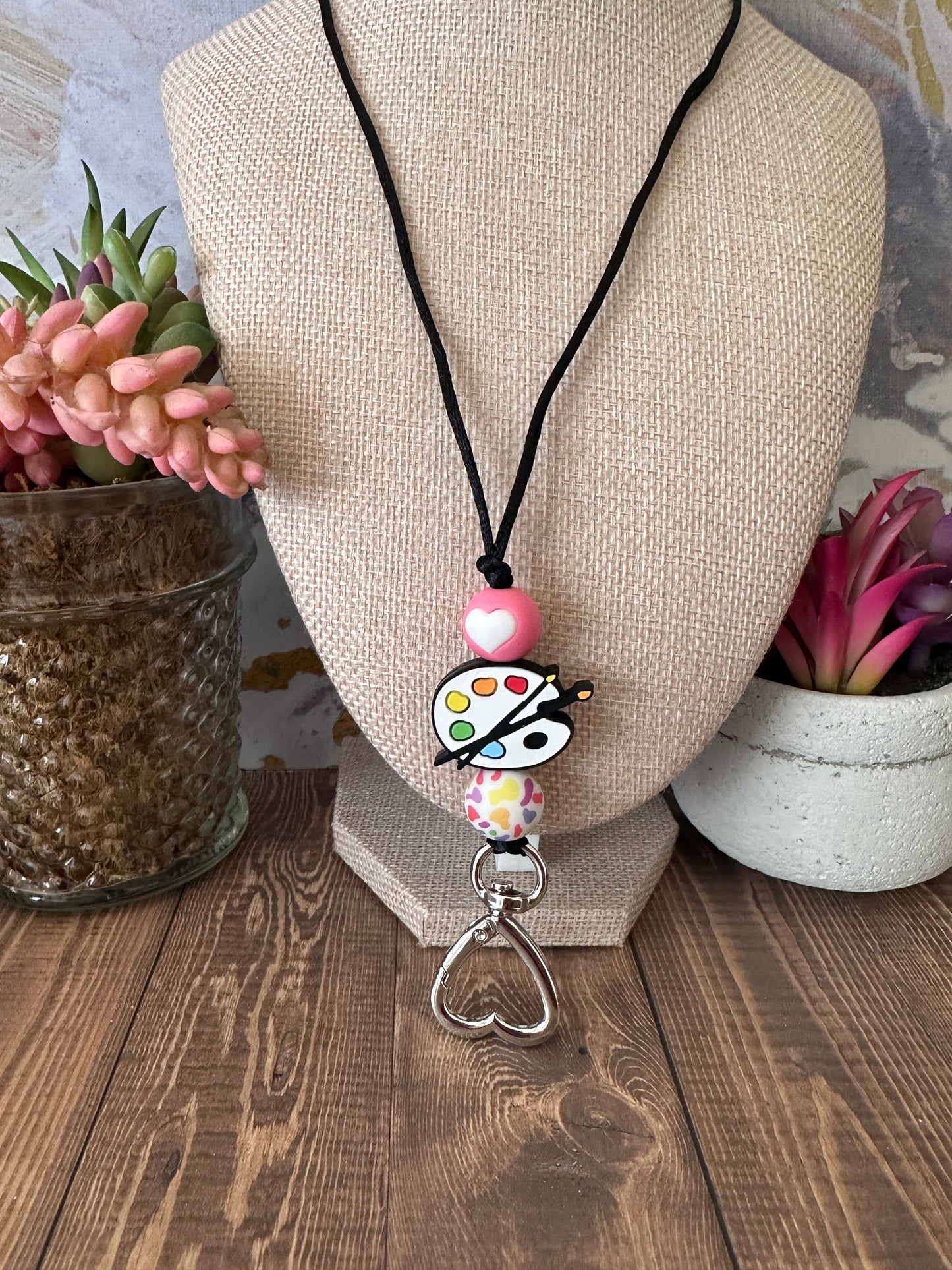 Paint Palette Lanyard