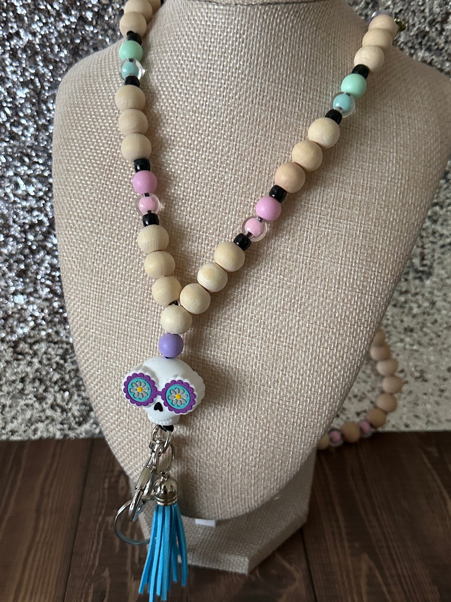 Sugar Skull Lanyard