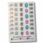 Original handcrafted Art teacher school year planner stickers featuring vibrant paint palette meeting reminders, inspiring lesson planning stickers, captivating picture frame art show stickers, and valuable art supply purchase reminders - purposeful design for teacher organization.