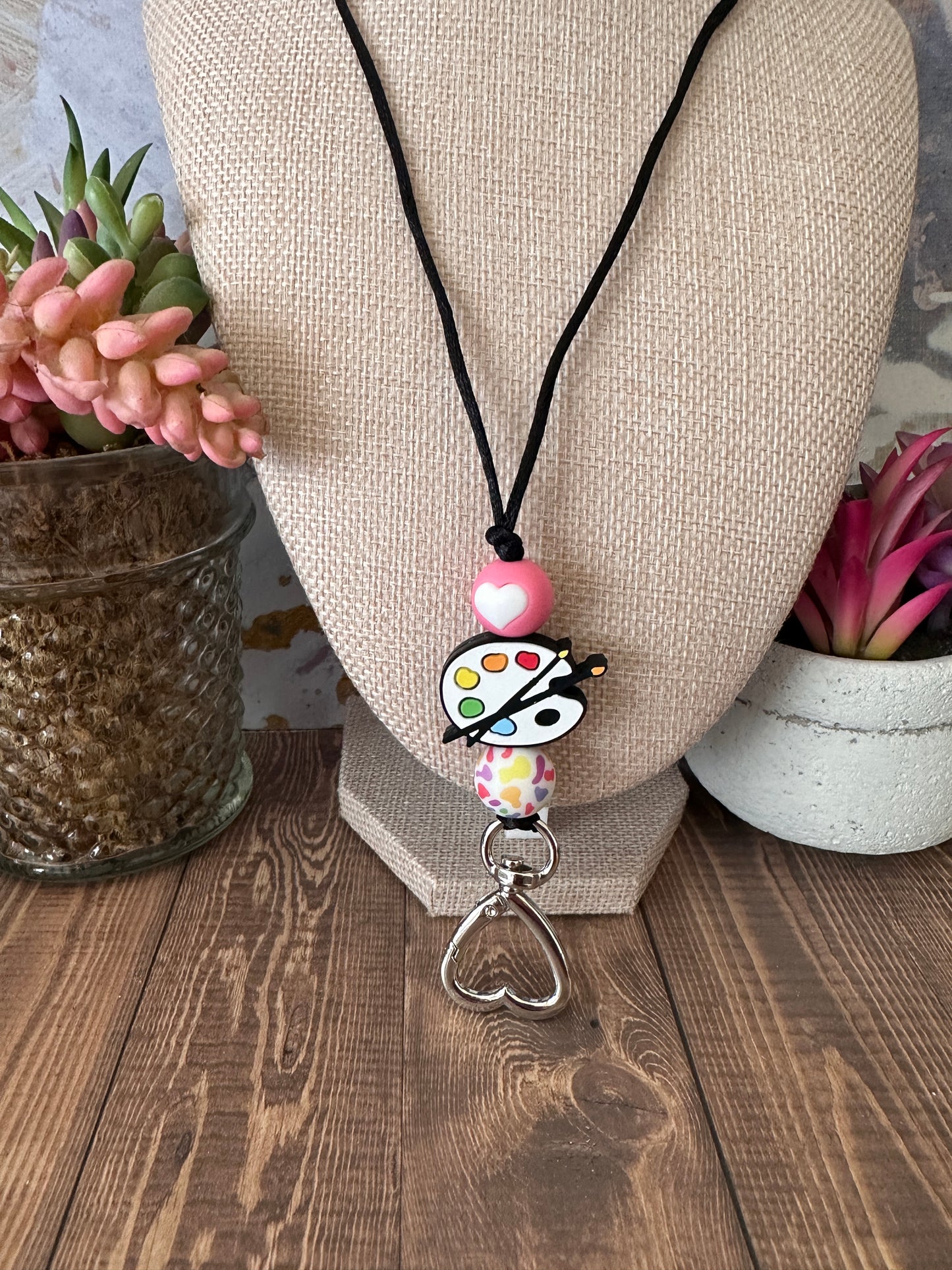 Paint Palette Lanyard