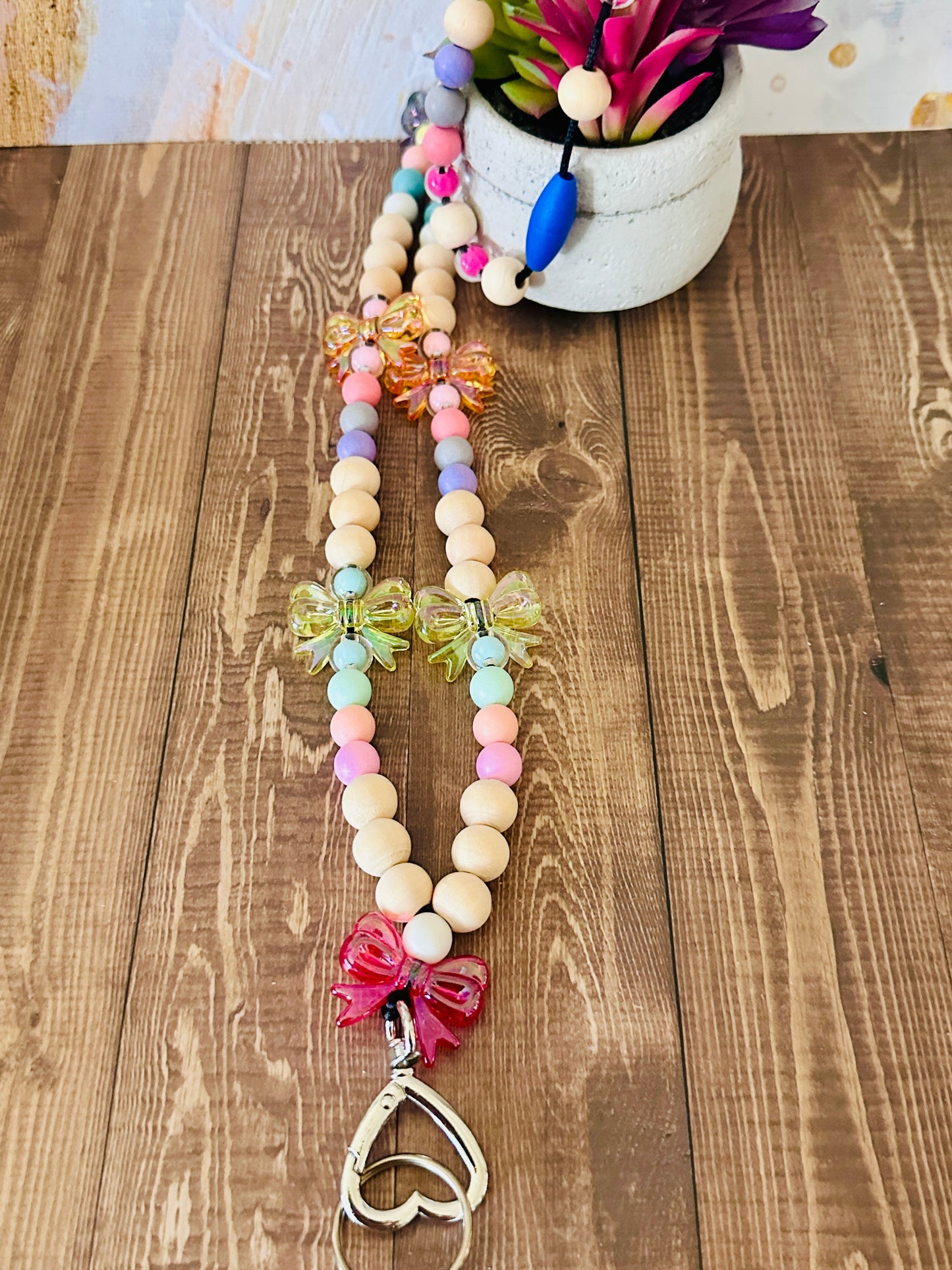 Bow Style Teacher Lanyard