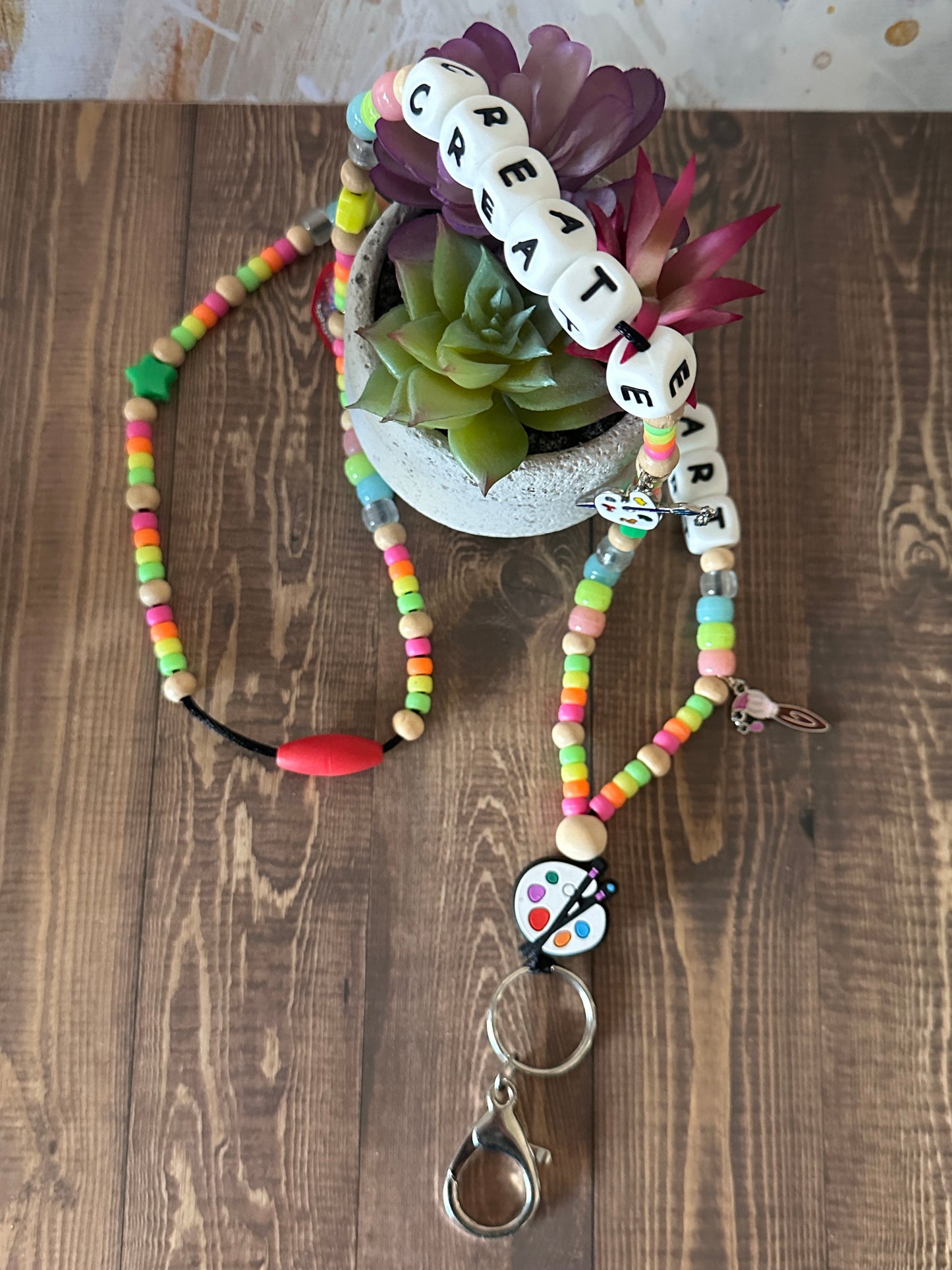 Art Teacher Lanyard