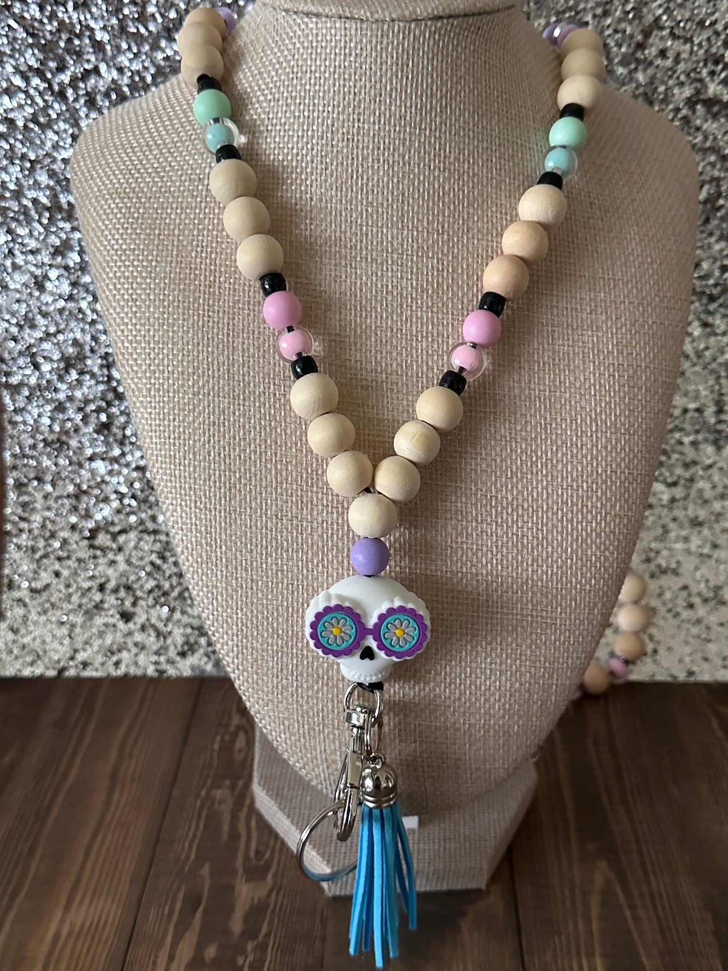 Sugar Skull Lanyard