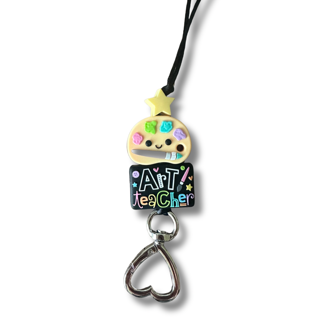 Art Teacher Star Lanyard
