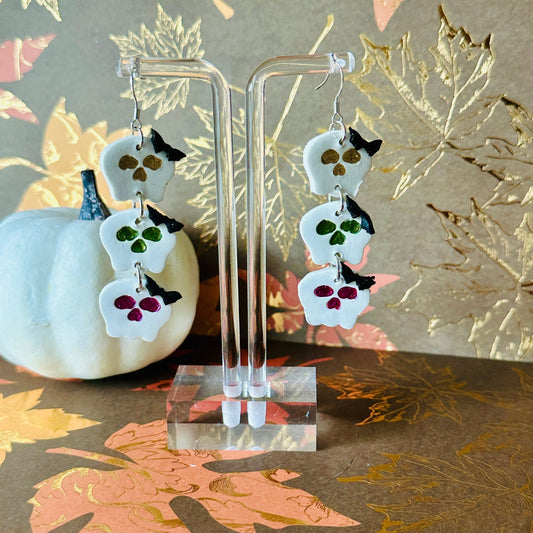Spooky Skulls Earrings