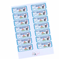 A sheet of ELA Department Meeting planner stickers with various designs including books, a pencil, and a pile of papers, all with the text 'ELA DEPARTMENT MEETING'.