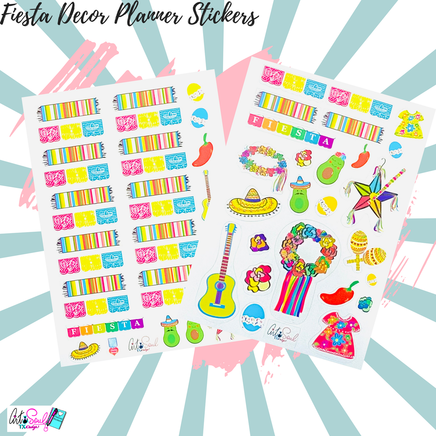 Fiesta Planner Sticker Pack