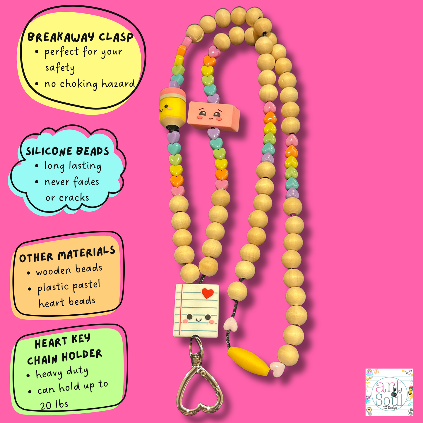 Cute Teacher Lanyard
