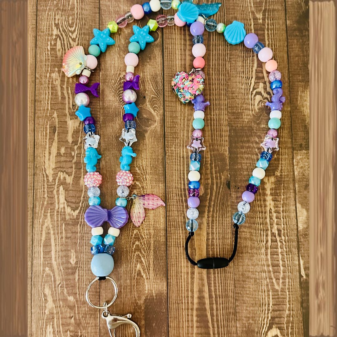 Under The Sea Mermaid Lanyard