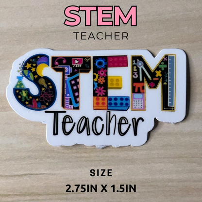 STEM Teacher Sticker