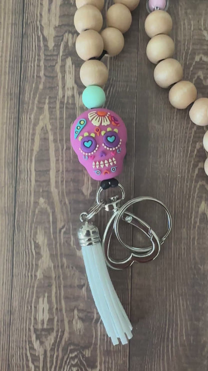 Sugar Skull Lanyard