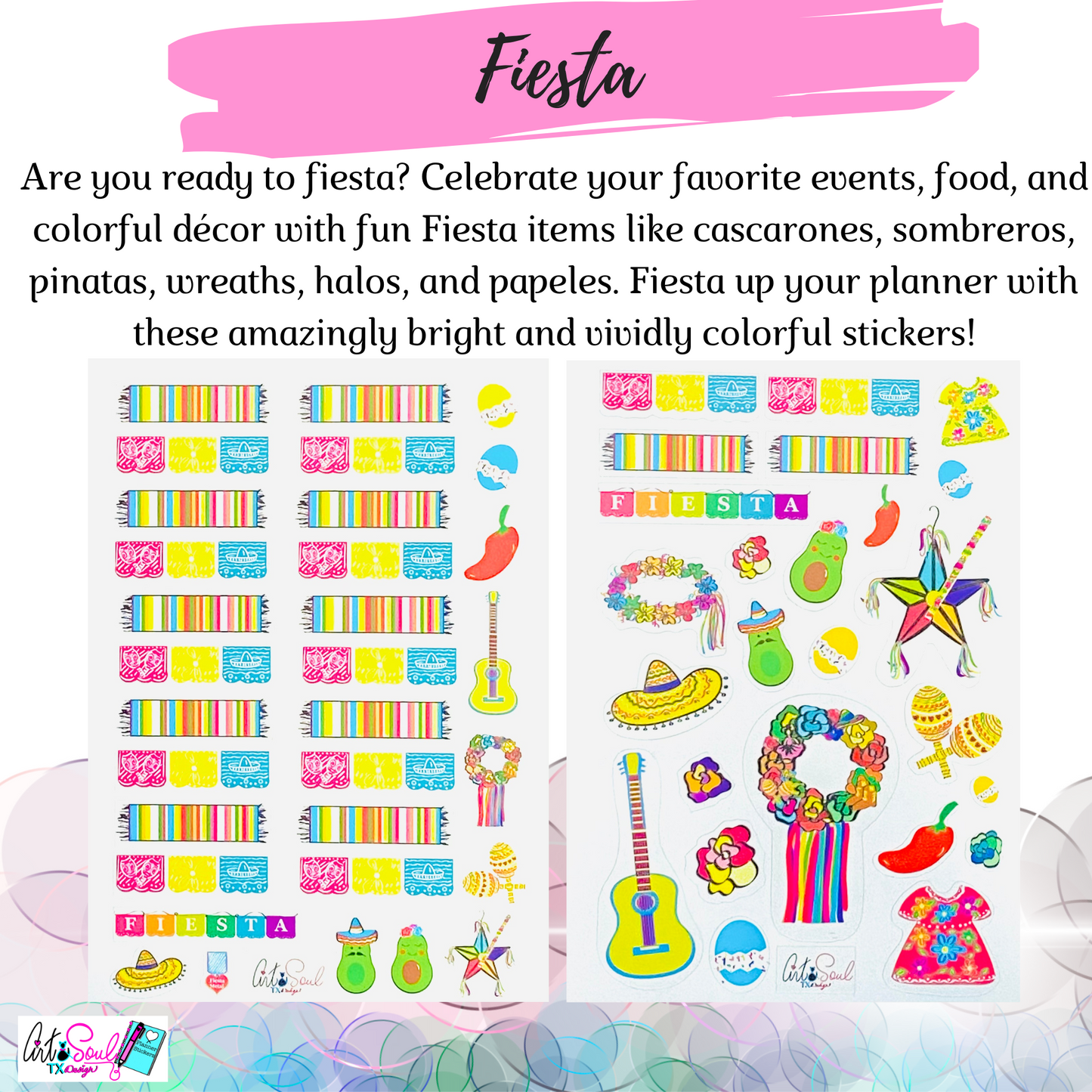 Fiesta Planner Sticker Pack