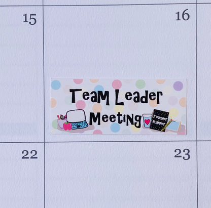 Team Leader Meeting