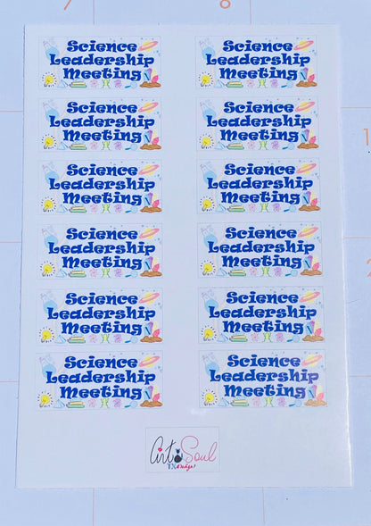 Science Teacher Meeting