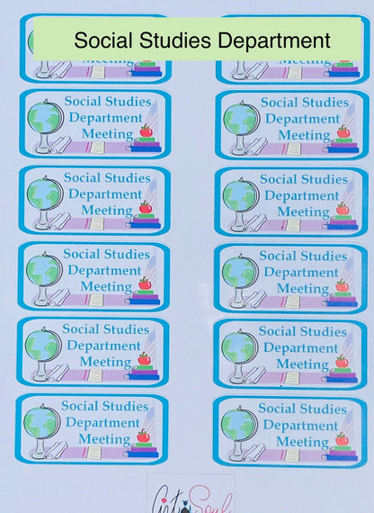 Social Studies Meeting